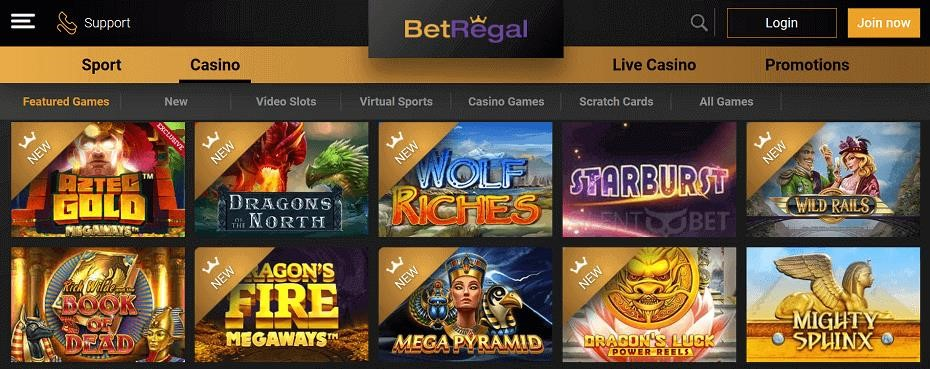 BetRegal Casino Bonuses and Promotions